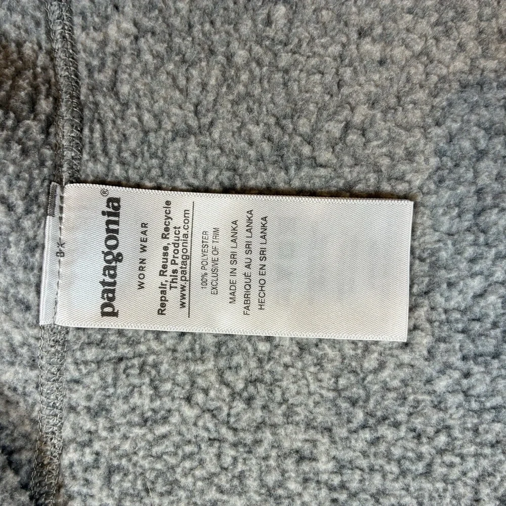 Patagonia Better Sweater Mens L Heathered Gray Vest Full Zip - Company Logo
